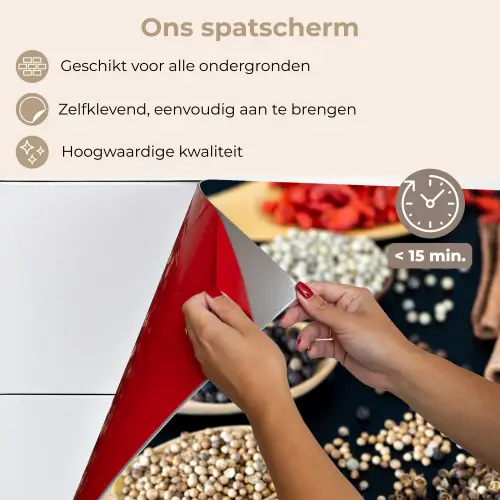Specerijen Symfonie keuken achterwand spatscherm klein -spatscherm_NL