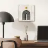 Minimalistisch - Zwarte boog - Gouden cirkel plexiglas 5mm klein -sfeer6
