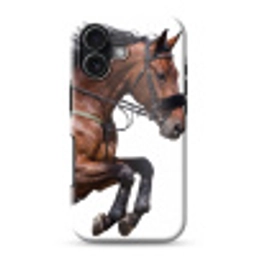 Paard - Springen - Modern Toughcase MagSafe Apple iPhone 17 klein -3d