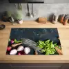 Koksmes en Verse Ingrediënten Inductie beschermer vinyl 3mm klein -sfeer5