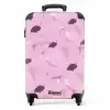 Summer memories - Roze bloemenpracht NBS - Handbagage koffer - Kinderen Unisex middel -productfoto_recht