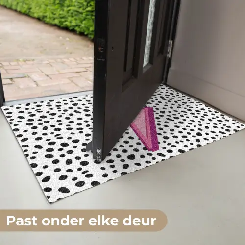 Bliksem - Roze - Stippen Deurmat klein -USP_NL