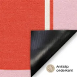 Quote - Roze - Wijn Deurmat klein -antislip_NL