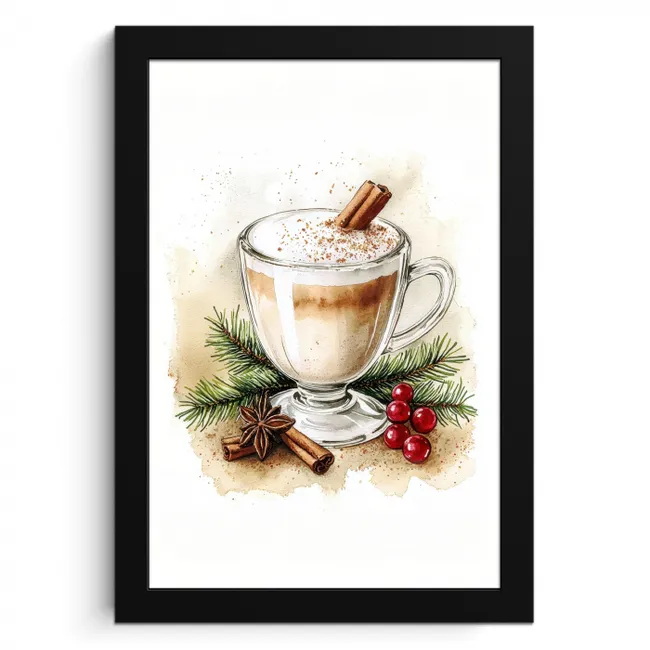 Winter - Koffie - Warm - Decoratie KitchenYeah - Keuken - Fotolijst klein -3d