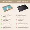 Ijsbeer - Lichtblauw - Minimalistisch Dienblad Rechthoek middel -USP_VergelijkingNL