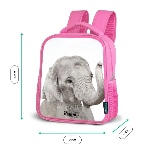 Oscar Olifant Kinderrugzak - Roze middel -productfoto_formaten