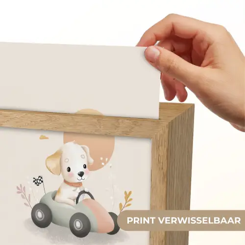 Puppy - Raceauto - Oranje Light Box met kabel (Kinderlampje) klein -USP_websiteprintNL