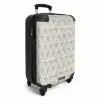 Herhalende driehoekstructuur in pastel NBS - Handbagage koffer - Kinderen Unisex middel -productfoto_3d