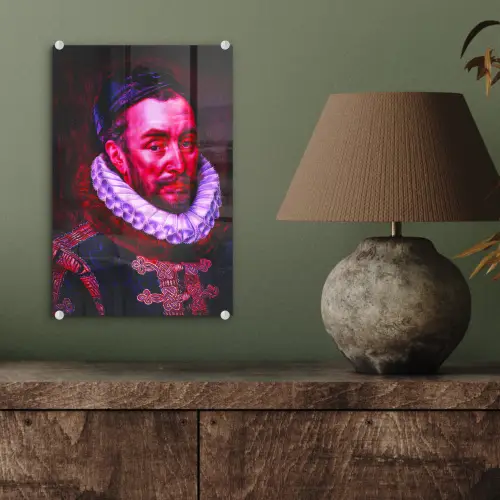 Willem van Oranje - Adriaen Thomasz - Oude meesters plexiglas 5mm klein -sfeer3