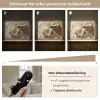 Kokosnoot - Water - Beige - Spetters Light Box met batterij (Wandlamp) middel -USP_dimbaarNL