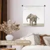 Baby olifant - Dieren - Olifant - Kinderen - Meiden - Jongens Wandkleed katoen klein -tsfeer1_DE