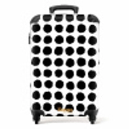 Ruwe stippen in rastervorm NBS - Handbagage koffer - Volwassenen Unisex middel -productfoto_recht