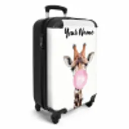 Kauwende Kobus NBS - Handbagage koffer - Kinderen Unisex middel -productfoto_3d
