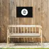 Quotes - Tekst - Oh happy day - Geluk Tuinposter op houten frame 2 cm dik klein -sfeer4