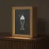 Ijscoupe - Kers - Krijtstijl - Slagroom Light Box met kabel (Tafellamp) klein -z3d_website