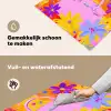 Tas - Roze - Bloemen Inductie beschemer met haakjes middel -ky-schoon-nl