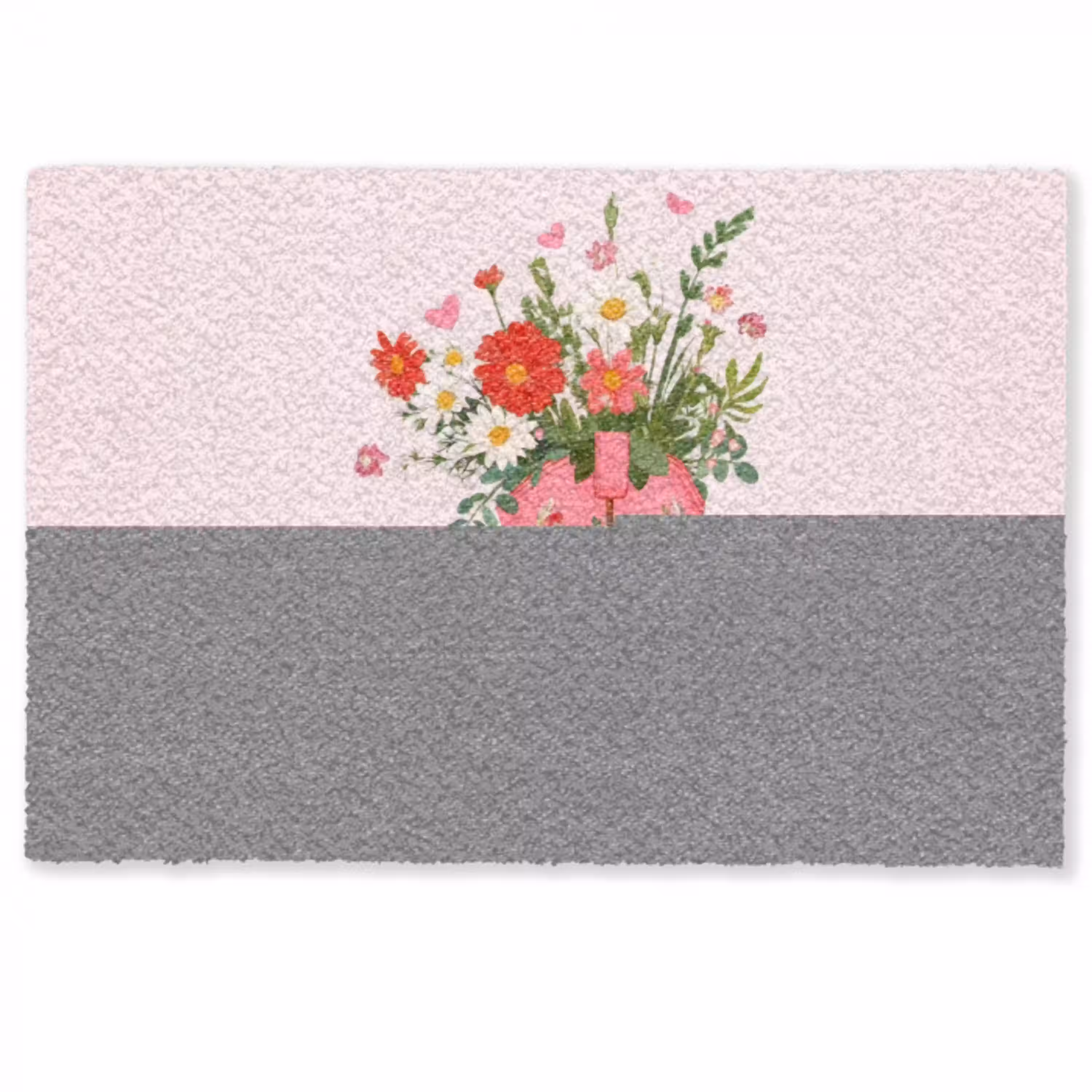 Cowboylaarzen - Roze - Boeket - Bloemen Deurmat klein -zkaufland3d