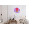 Smiley - Drip - Neon Wandcirkel aluminium klein -woonkamer