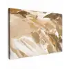 Goud - Beige - Abstract canvas 2cm klein -z3d