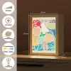 Kleurrijk - Abstract - Bloemen - Patronen Light Box met kabel (Wandlamp) klein -USP_websiteoverzichtNL