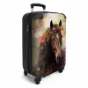 Koffer - Paard - Dieren - Bloemen - Bos - Vlinder Koffer - NBS - Handbagage middel -productfoto_3d