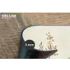 Zon - Abstract - Takken - Oranje Placemat vinyl groot -closeup