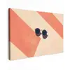 Zonnebril - Schaduw - Oranje - Minimalistisch canvas 2cm klein -z3d