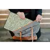 Zebra - Motief - Groen laptophoes neopreen klein 279 -tas