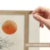 Boom - Zon - Modern - Landschap Light Box met batterij (Wandlamp) middel -USP_websiteprintNL