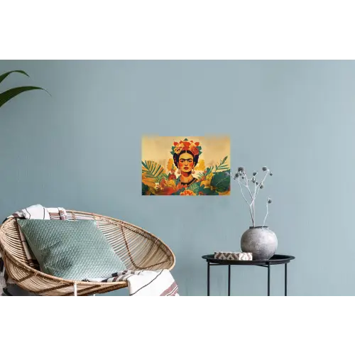 Vrouwelijk - Bloemen - Sieraden Muursticker klein -plant