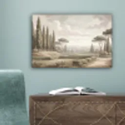 Vallei - Tuin - Natuur - Groen canvas 2cm klein -sfeer4