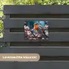Roodborstje tussen de Bloesems tuinposter los doek klein -sfeer3