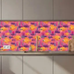 Goudvissen - Koraal - Kleurrijk keuken achterwand 2 middel 871 zz_3dshopping