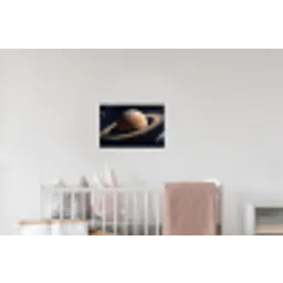 Planeten - Saturnus - Ruimte Muursticker klein -kinderkamer