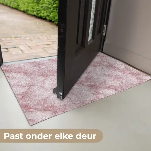 Roze - Kwartsmarmer - Aders Deurmat klein 898 -USP_NL