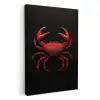 Krab - Rood - Vissen - Schaaldieren KitchenYeah - Keuken - Canvas klein -3d