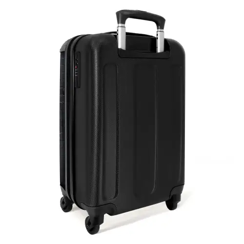 Graffiti vlinder met felle kleuren NBS - Handbagage koffer - Unisex middel -achterkant