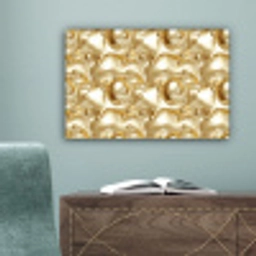 Vloeibaar - Druppels - Goud canvas 2cm klein 34 -sfeer4