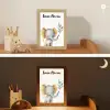 Olifant - Dier - Pastel kleuren Light Box met kabel (Kinderlampje) klein -sfeer3_kind