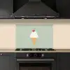 Illustratie - Ijsje - Spikkels - Kers keuken achterwand spatscherm klein -sfeer1