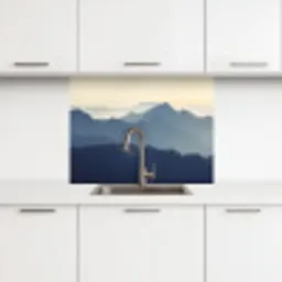 Landschap - Bergen - Groen - Natuur keuken achterwand 2 middel -3d