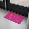 Oh la la - Oranje - Roze Deurmat klein -sfeer2
