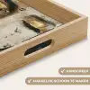 Abstract - Goud - Gezicht - Lippen Dienblad Rechthoek middel -USP_HandgreepNL