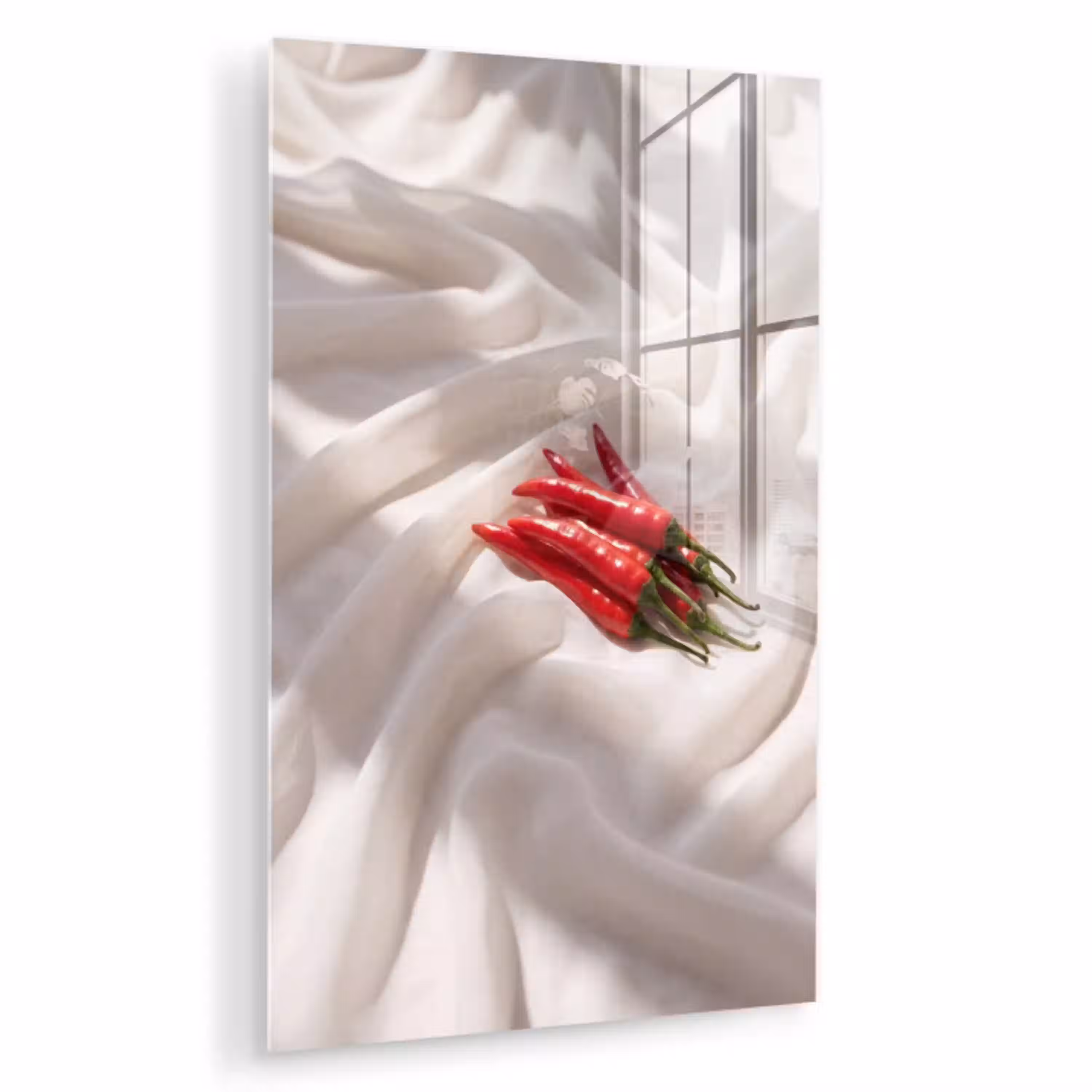 Peper - Rood - Eten plexiglas 5mm klein -zzzproduct_nieuw
