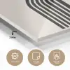 Minimalistisch - Zwarte boog - Gouden cirkel plexiglas 5mm klein -sfeer2