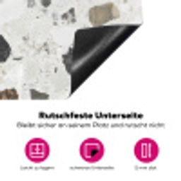 Marmer - Terrazzo - Decoratie - Interieur Inductie beschermer vinyl 3mm klein -zzzzzzz-lf-onderkant