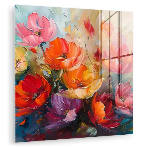 Bloemen - Kunst - Watercolor - Botanisch plexiglas 5mm klein -zzzproduct_nieuw