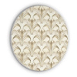 Ornament - Barok - Goud Akoestische PET Vilt - Rond klein 838 -3d