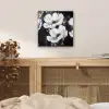 Bloemen - Wit - Abstract aluminium wit klein -sfeer3