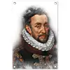Willem van Oranje - Adriaen Thomasz - Rook tuinposter los doek klein -3d